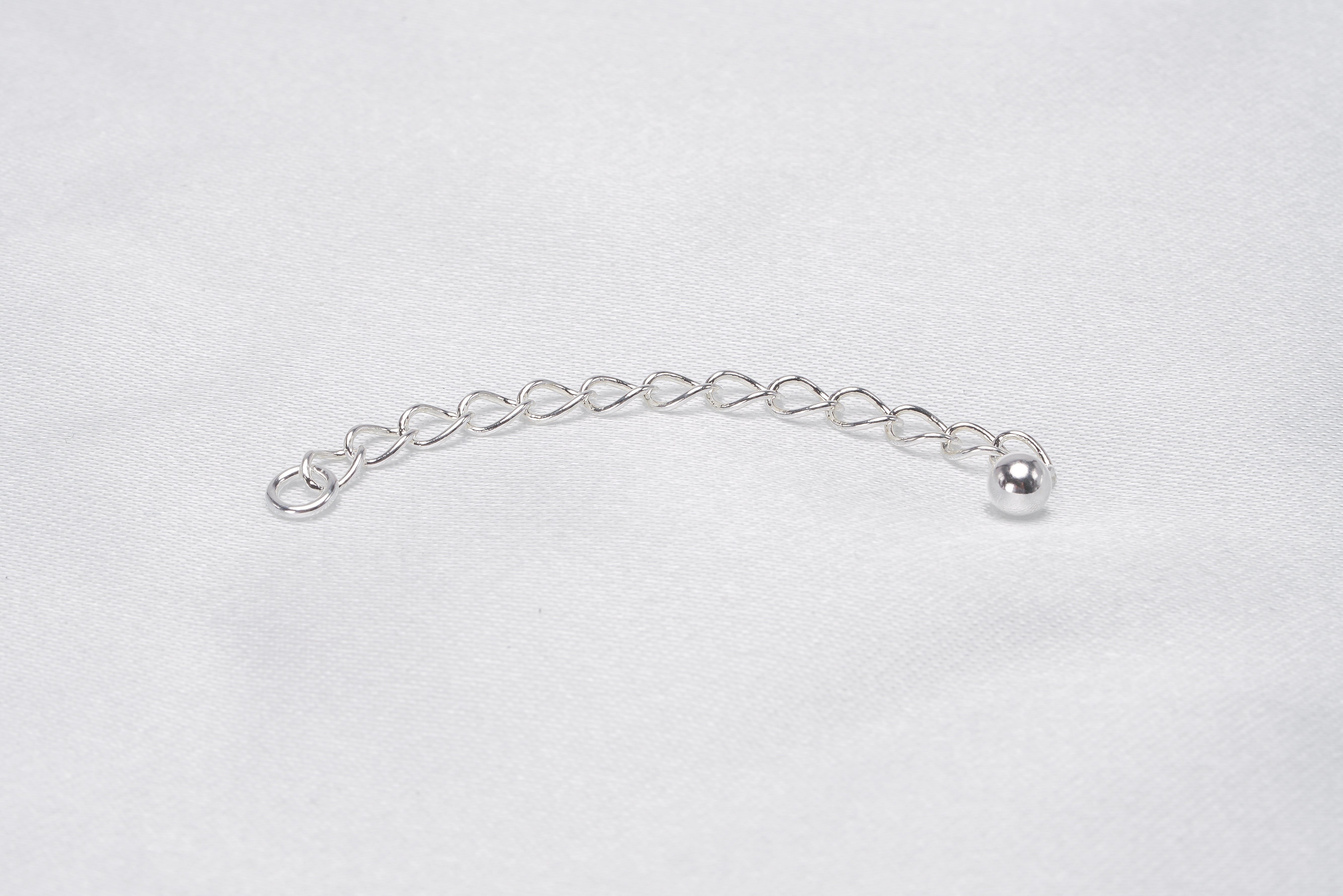 5pcs Extender Ball 925 Silver Findings - Loose Pearl jewelry wholesale