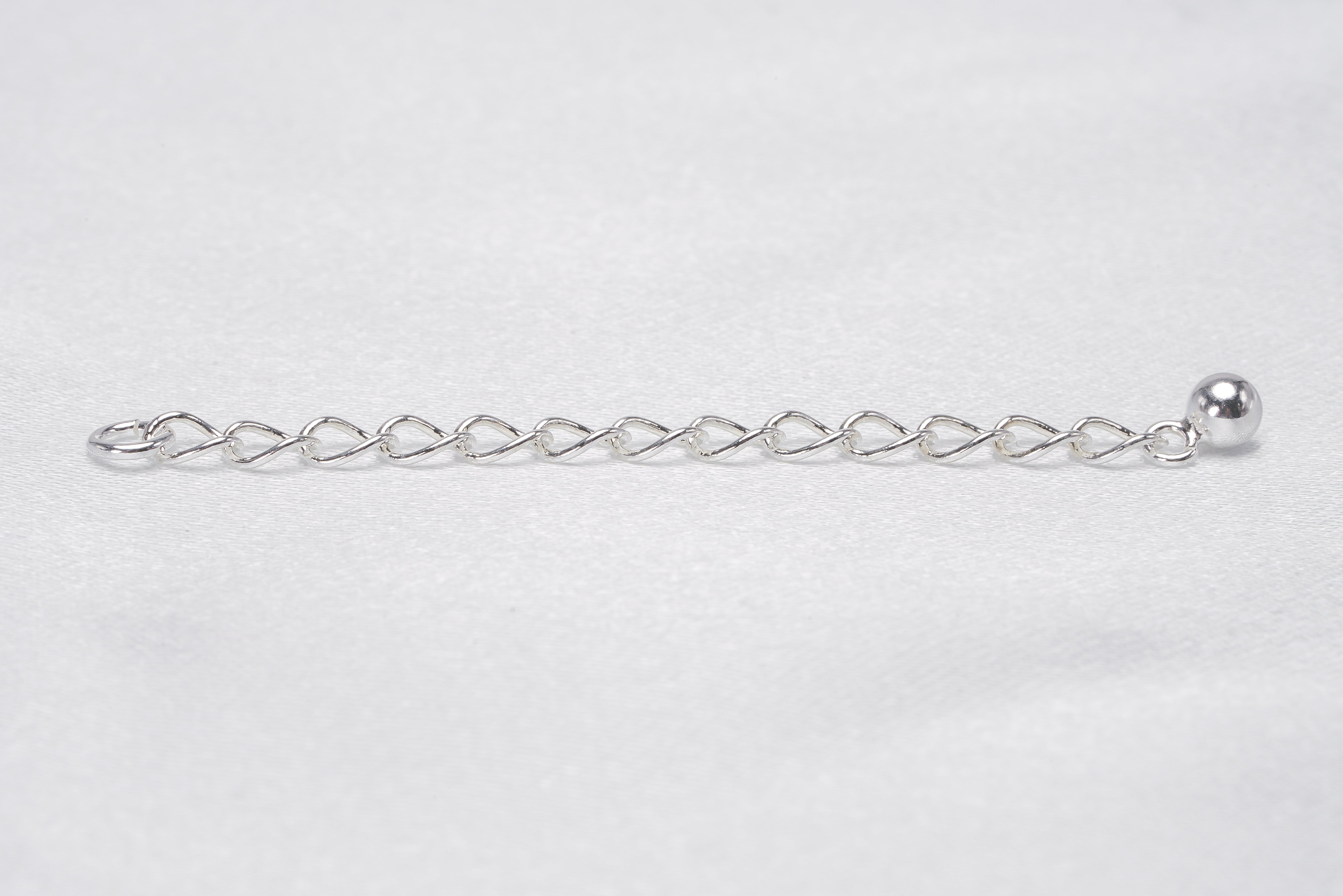 5pcs Extender Ball 925 Silver Findings - Loose Pearl jewelry wholesale