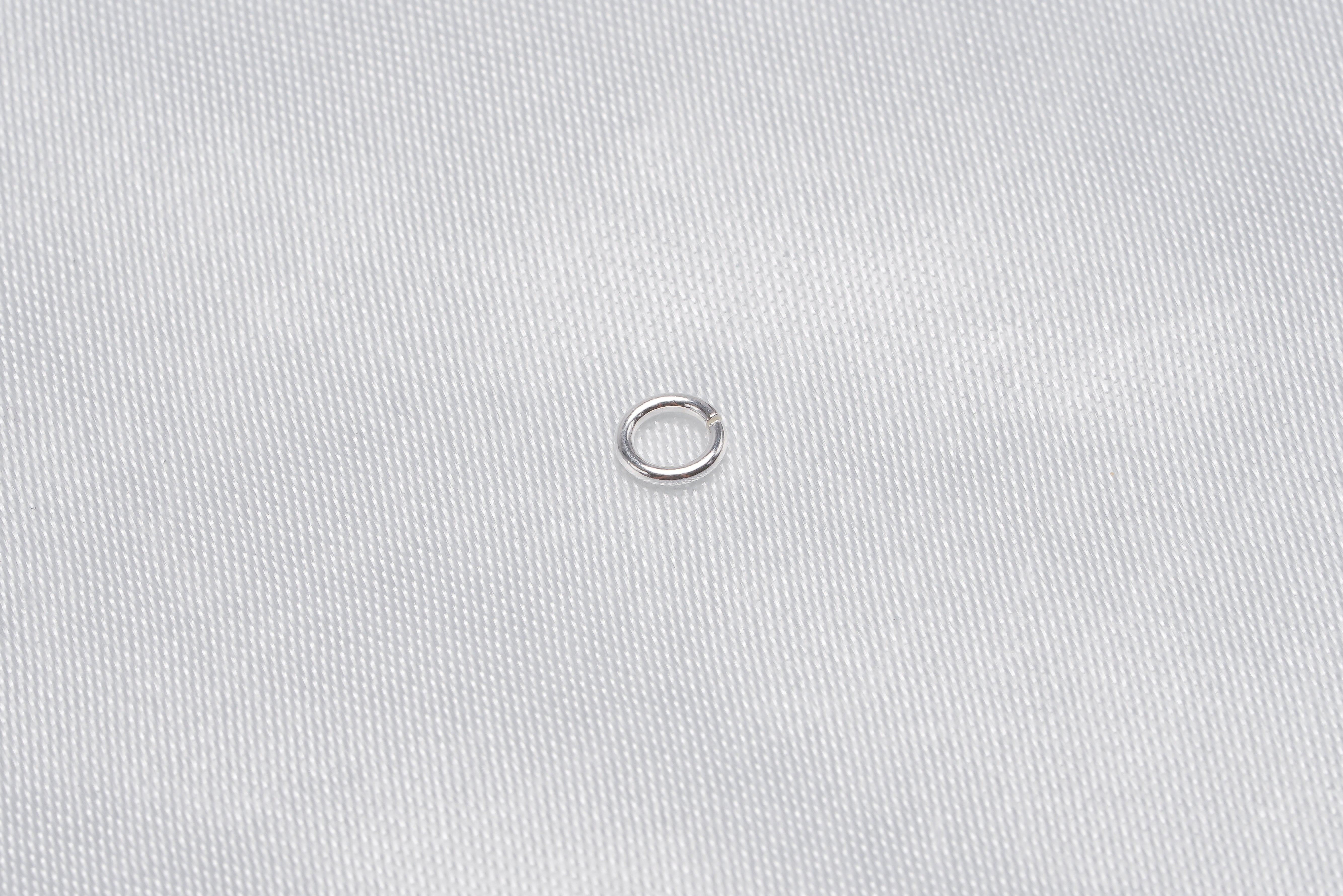 20pcs Open Jump Ring Round Silver Findings - Loose Pearl jewelry wholesale