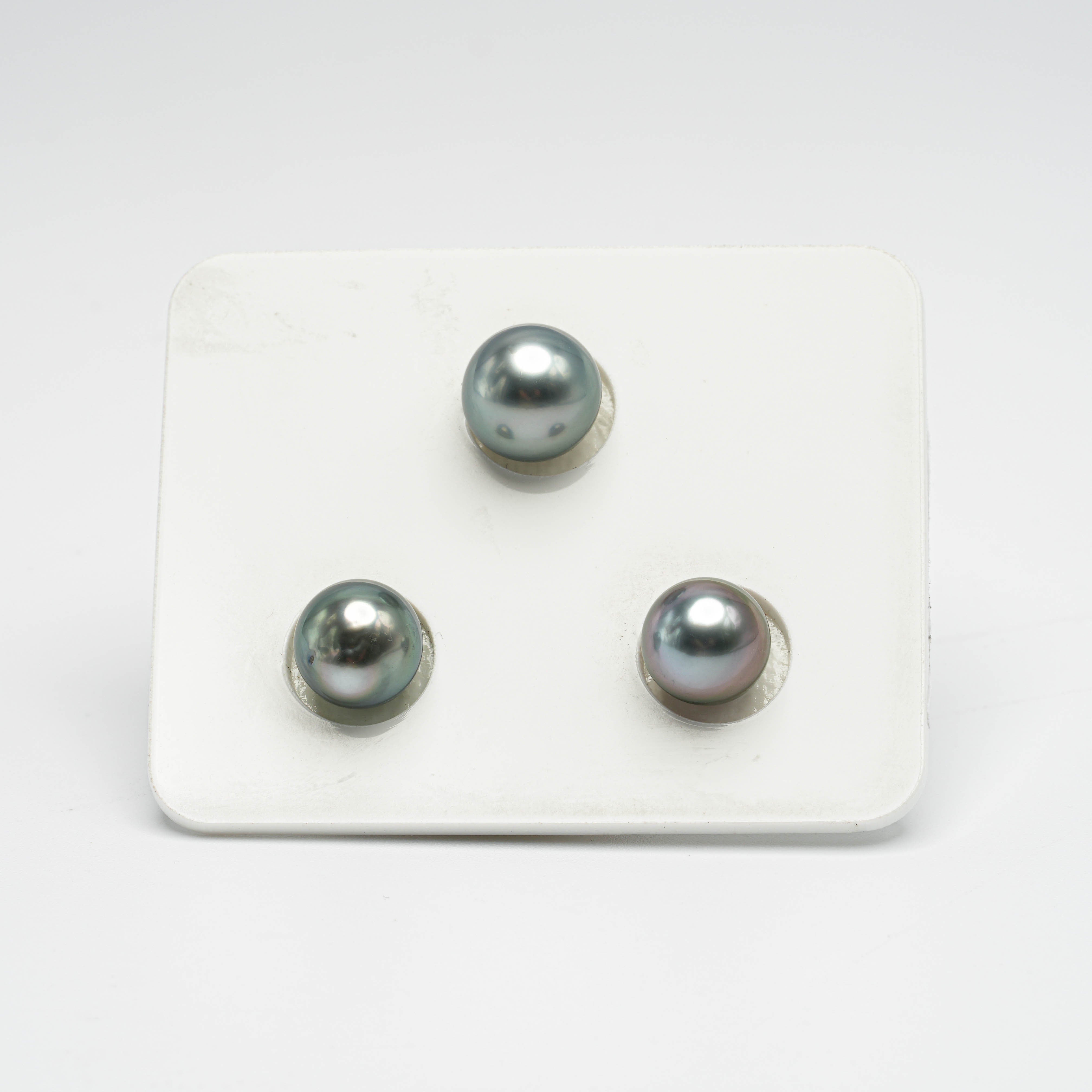 3pcs Mix 9mm - SB Short TOP/AAA Quality Tahitian Pearl Trio Set ER1168