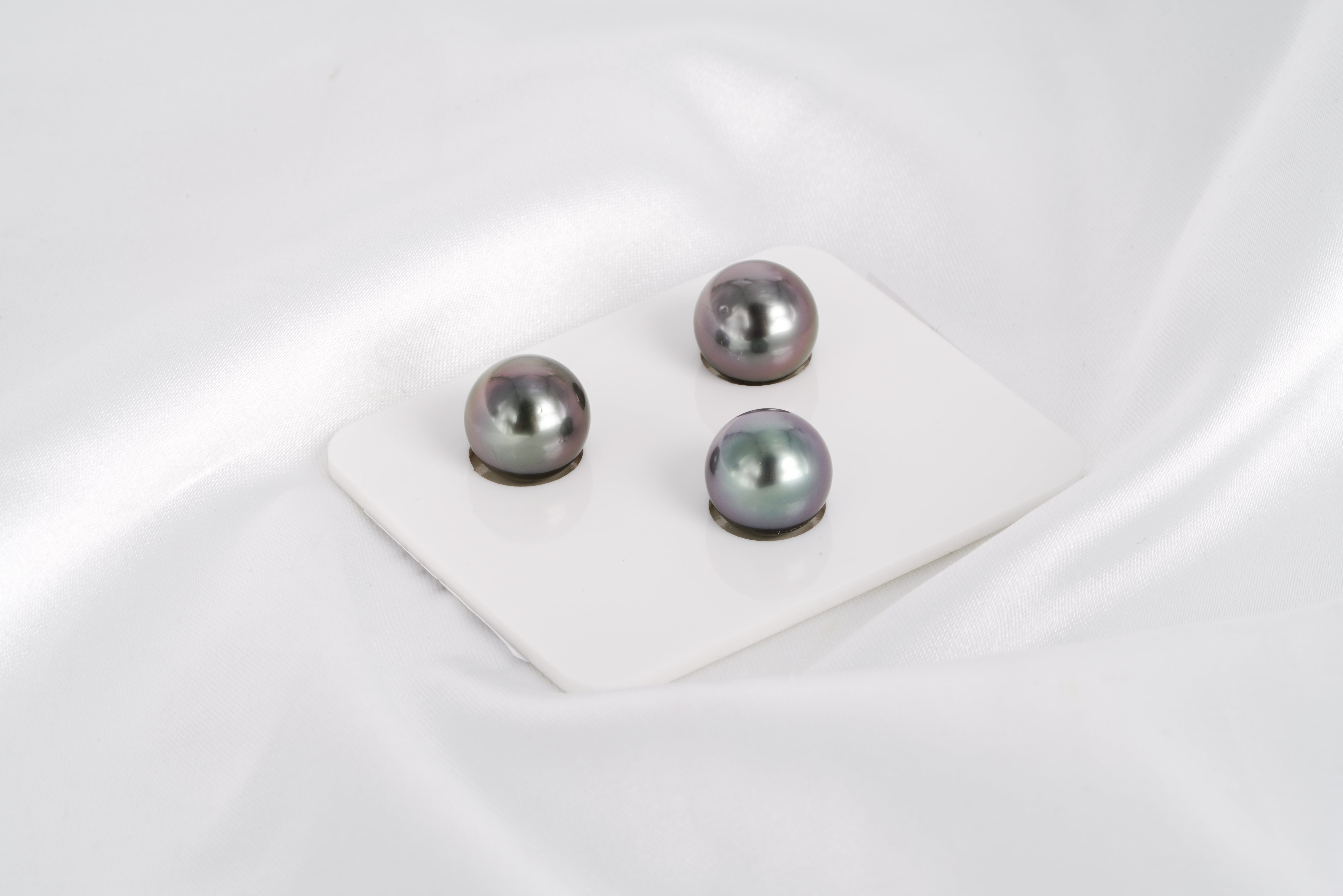 Mix Trio Set - R/SR 11mm AAA quality Tahitian Pearl - Loose Pearl jewelry wholesale