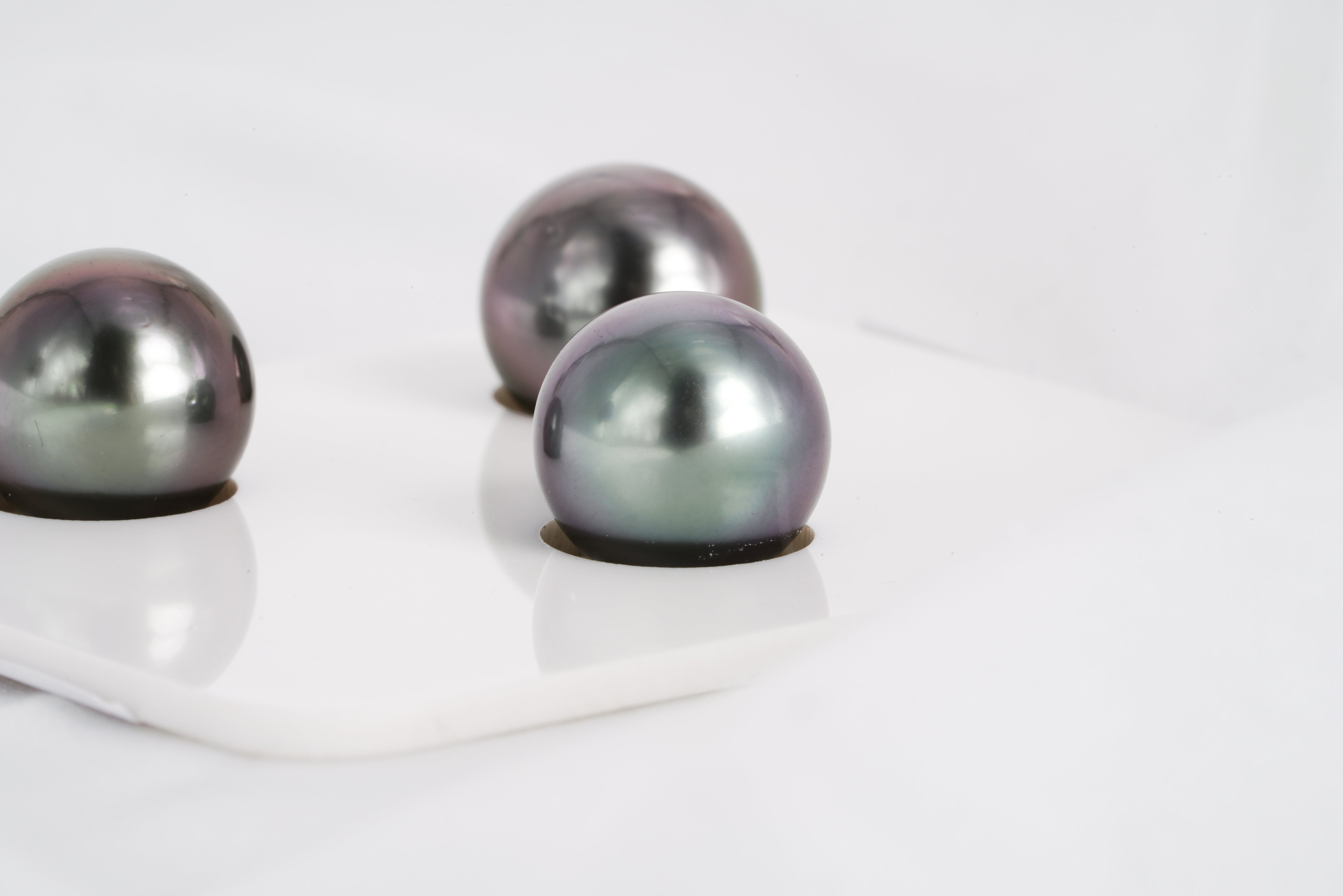 Mix Trio Set - R/SR 11mm AAA quality Tahitian Pearl - Loose Pearl jewelry wholesale