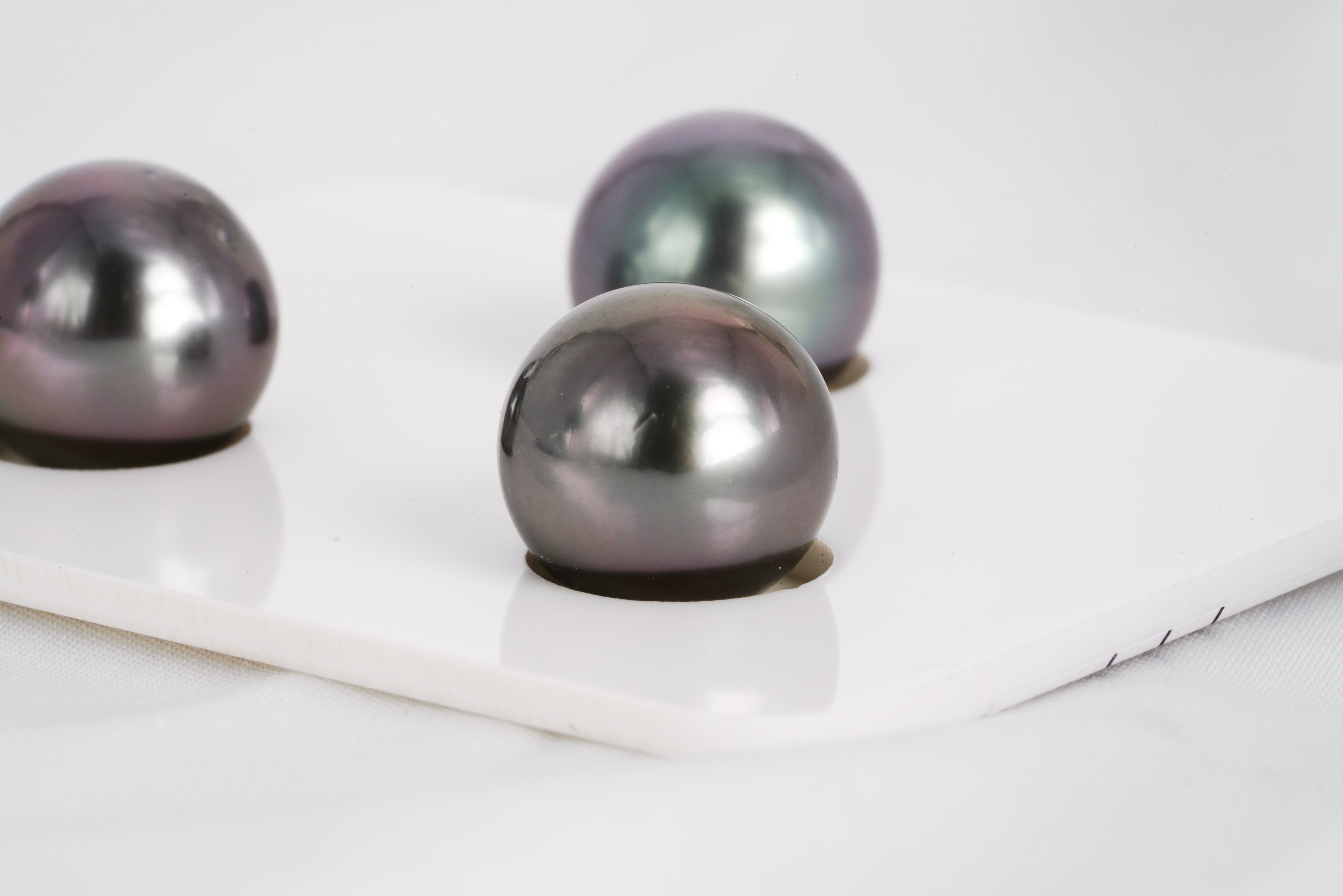 Mix Trio Set - R/SR 11mm AAA quality Tahitian Pearl - Loose Pearl jewelry wholesale