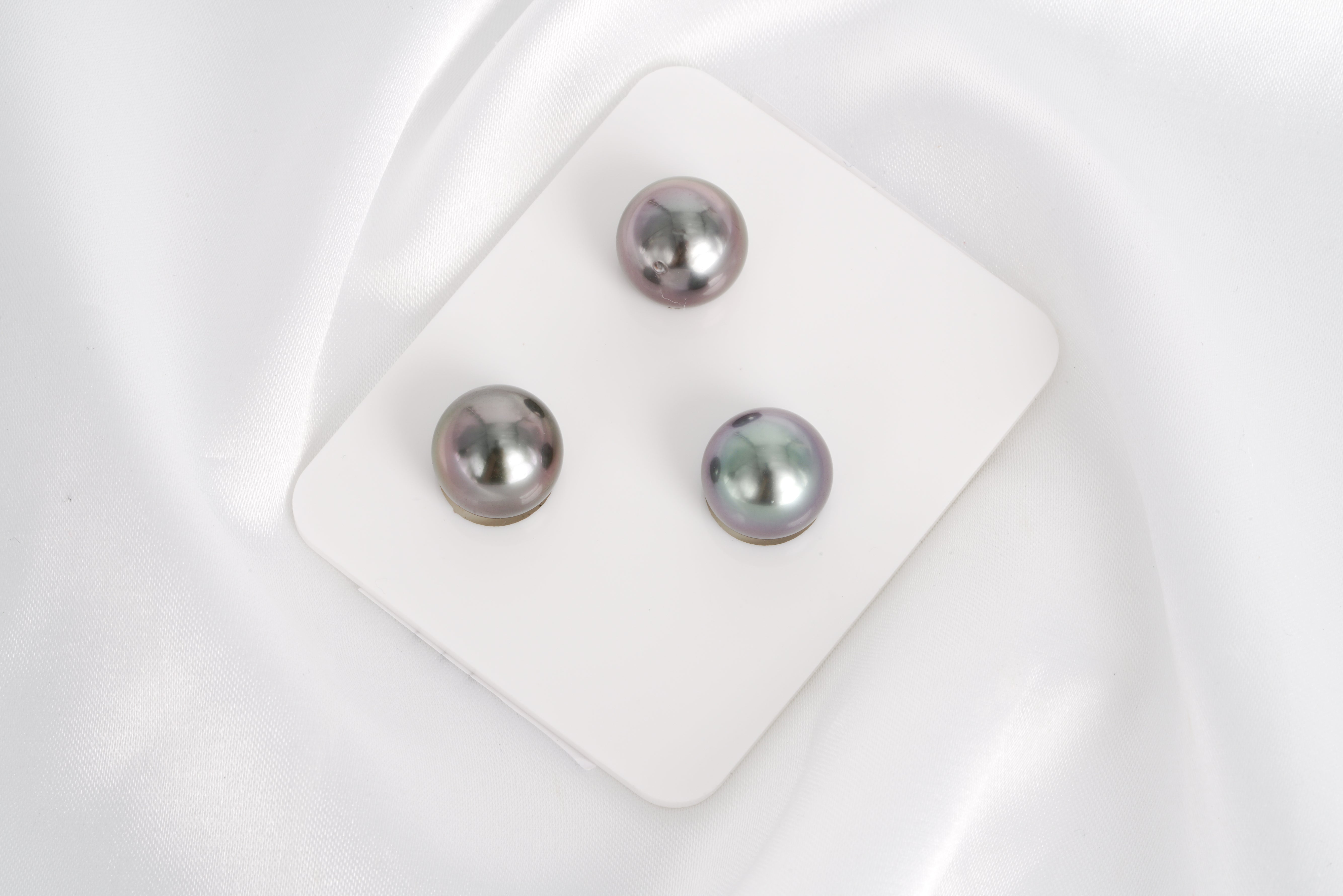 Mix Trio Set - R/SR 11mm AAA quality Tahitian Pearl - Loose Pearl jewelry wholesale