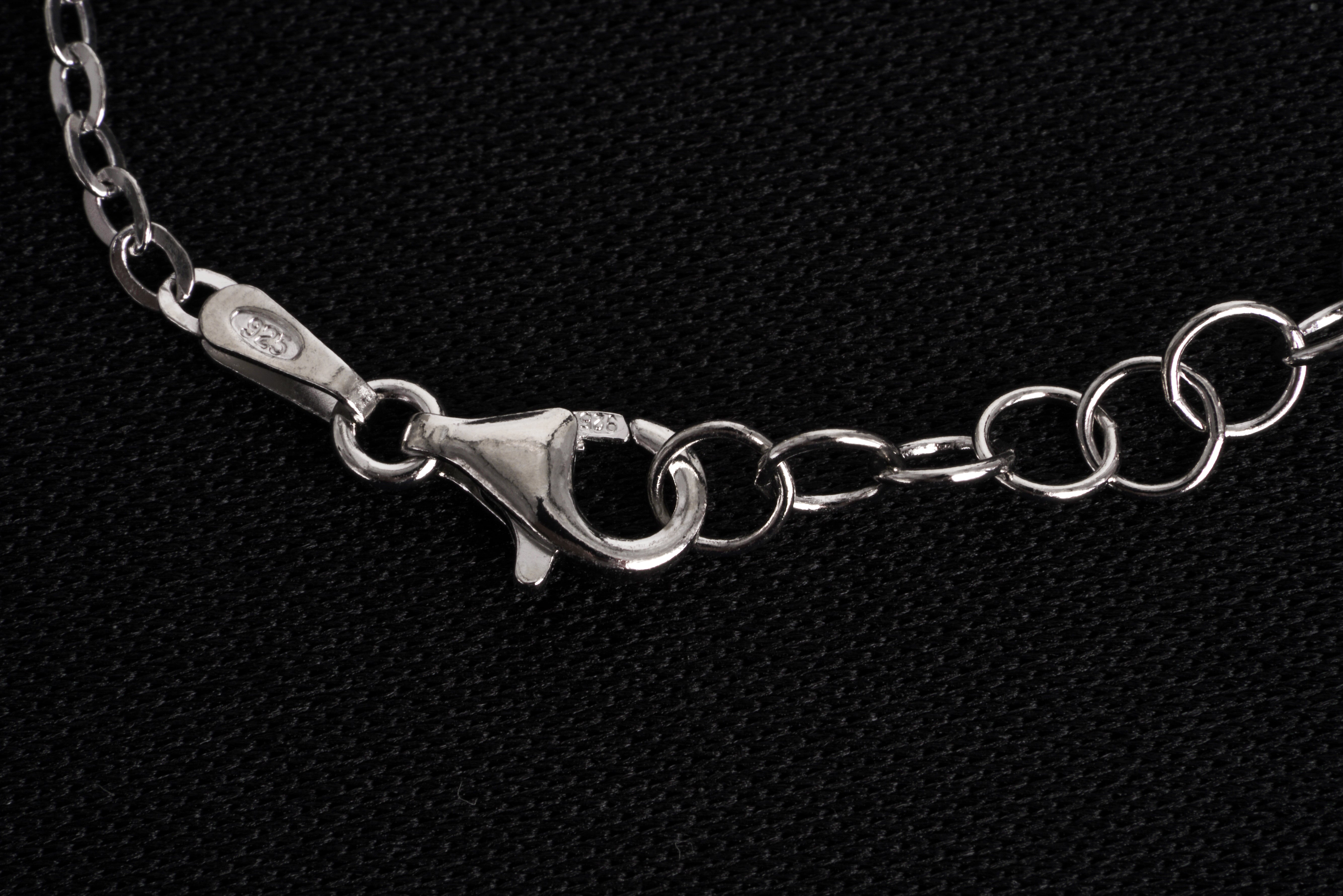 "Fifth" Adjustable Bracelet - 925 Silver Rhodium Plating - Loose Pearl jewelry wholesale