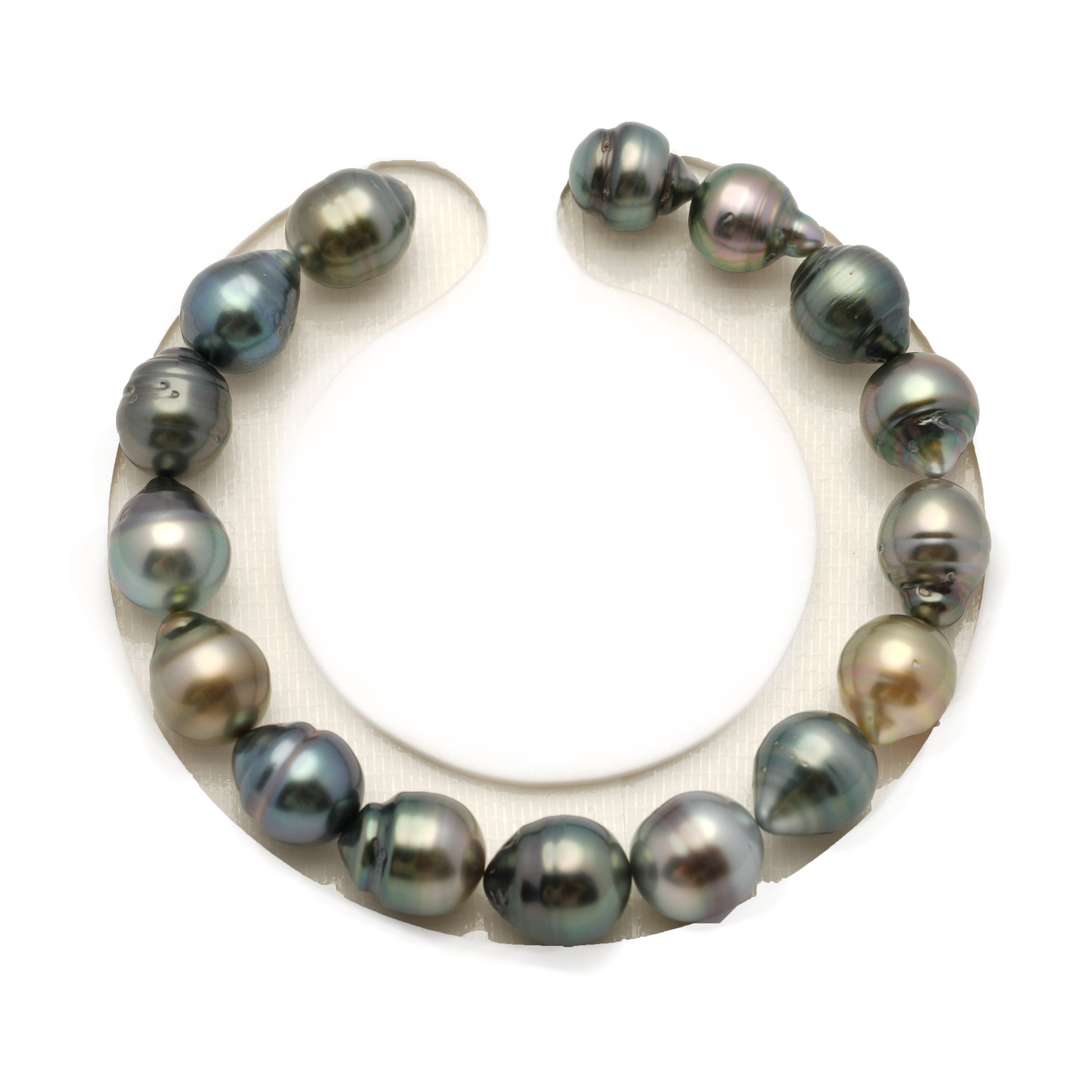 16pcs Multicolor 9-10mm - SB/CL AAA/AA Quality Tahitian Pearl Bracelet BR2530 LP4