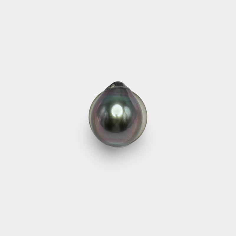 1pcs Purple Cherry Green 10.7mm - SB AAA Quality Tahitian Pearl Single LP695