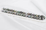 36pcs Multicolor 8-10mm - CL AAA Quality Tahitian Pearl Necklace NL710