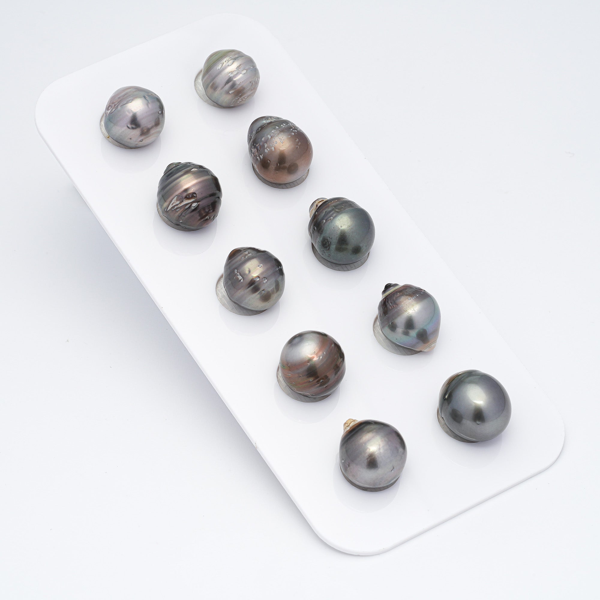 10pcs Mix 10.7-11.7mm - CL/SB A Quality Tahitian Pearl Pack LP1552