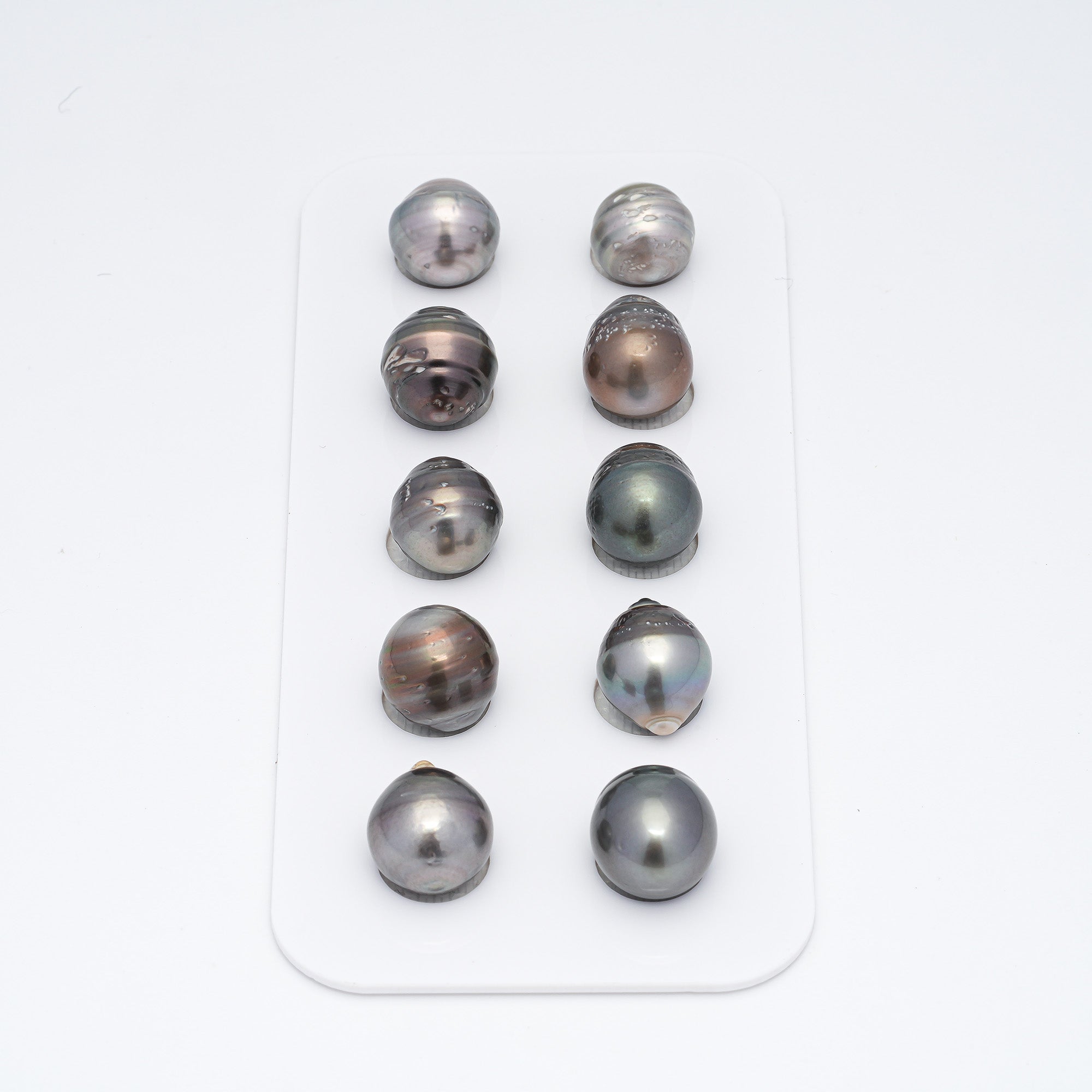 10pcs Mix 10.7-11.7mm - CL/SB A Quality Tahitian Pearl Pack LP1552