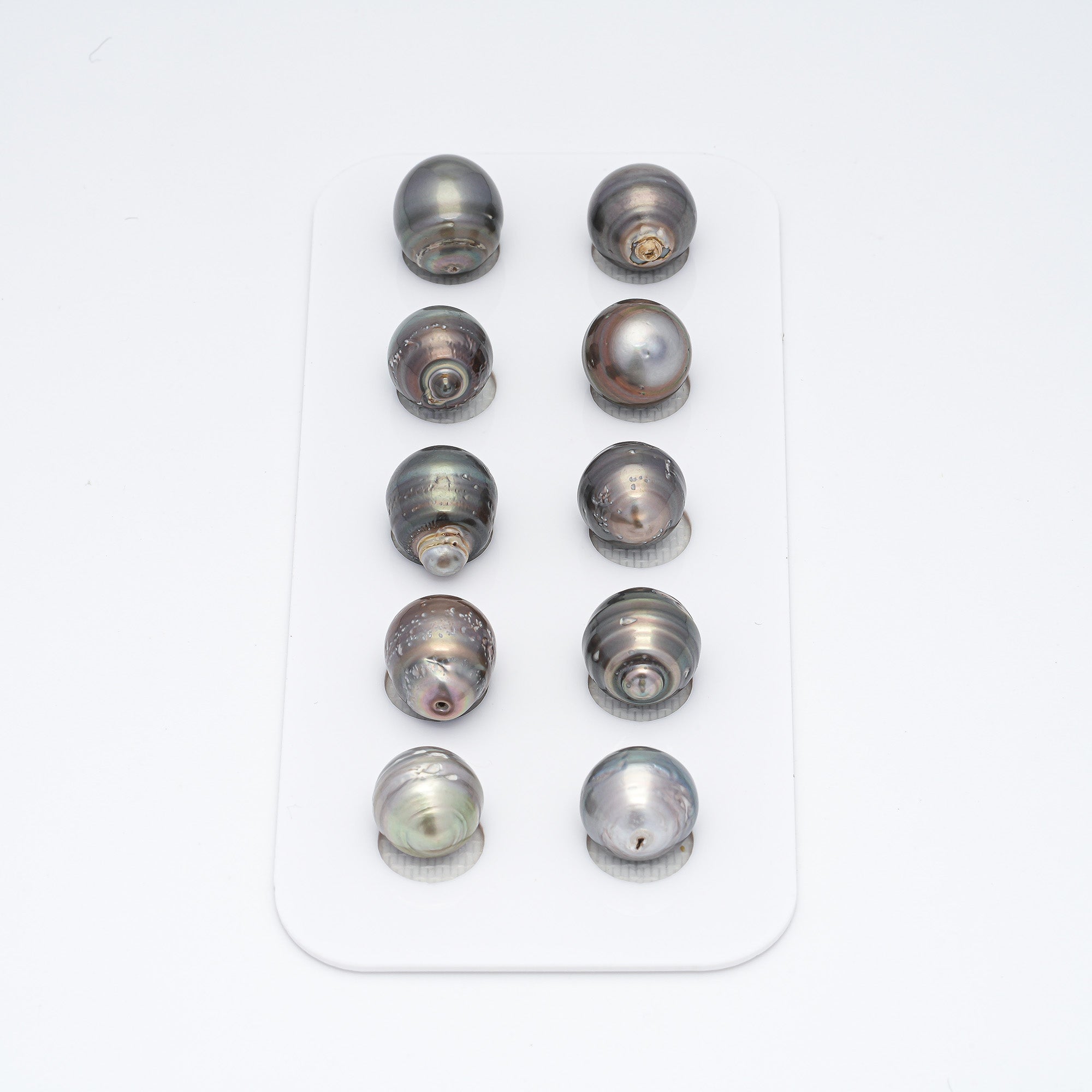 10pcs Mix 10.7-11.7mm - CL/SB A Quality Tahitian Pearl Pack LP1552