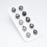 10pcs Mix 10-11.5mm - CL/SB A Quality Tahitian Pearl Pack LP1548