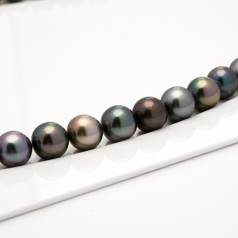 50pcs Multicolor 8-9mm - SR/NR AA/AAA Quality Tahitian Pearl Necklace NL1208