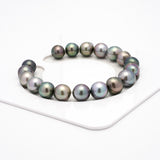 18pcs Multicolor 8-10mm - SB AAA/AA Quality Tahitian Pearl Bracelet BR1671