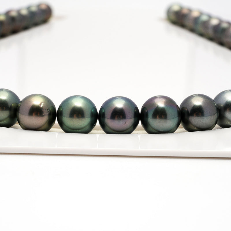 44pcs Multicolor 7-11mm - RSR AA/AAA Quality Tahitian Pearl Necklace NL1213 A87