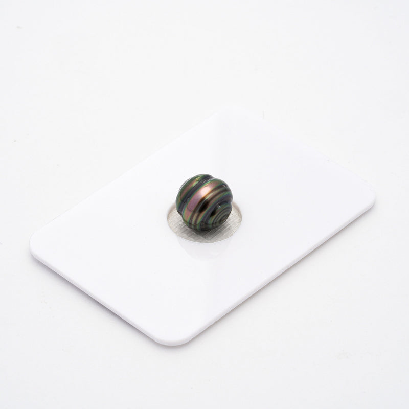 1pcs "Mid Luster" Peacock 9.4mm - CL AAA/AA Quality Tahitian Pearl Single LP1200 CMP1