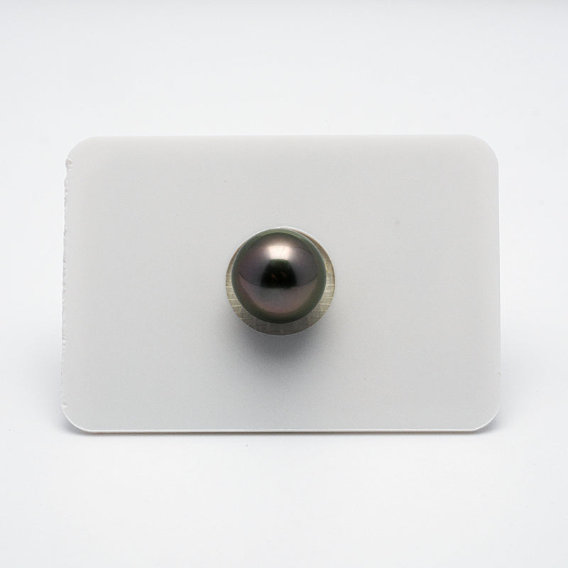 1pcs Green 10.5mm - SR/NR AAA Quality Tahitian Pearl Single LP1507