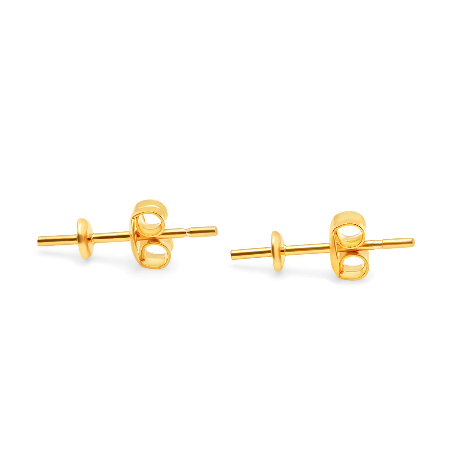 Stud Earring Bails 925 Silver for Pearl SC24/SC24G