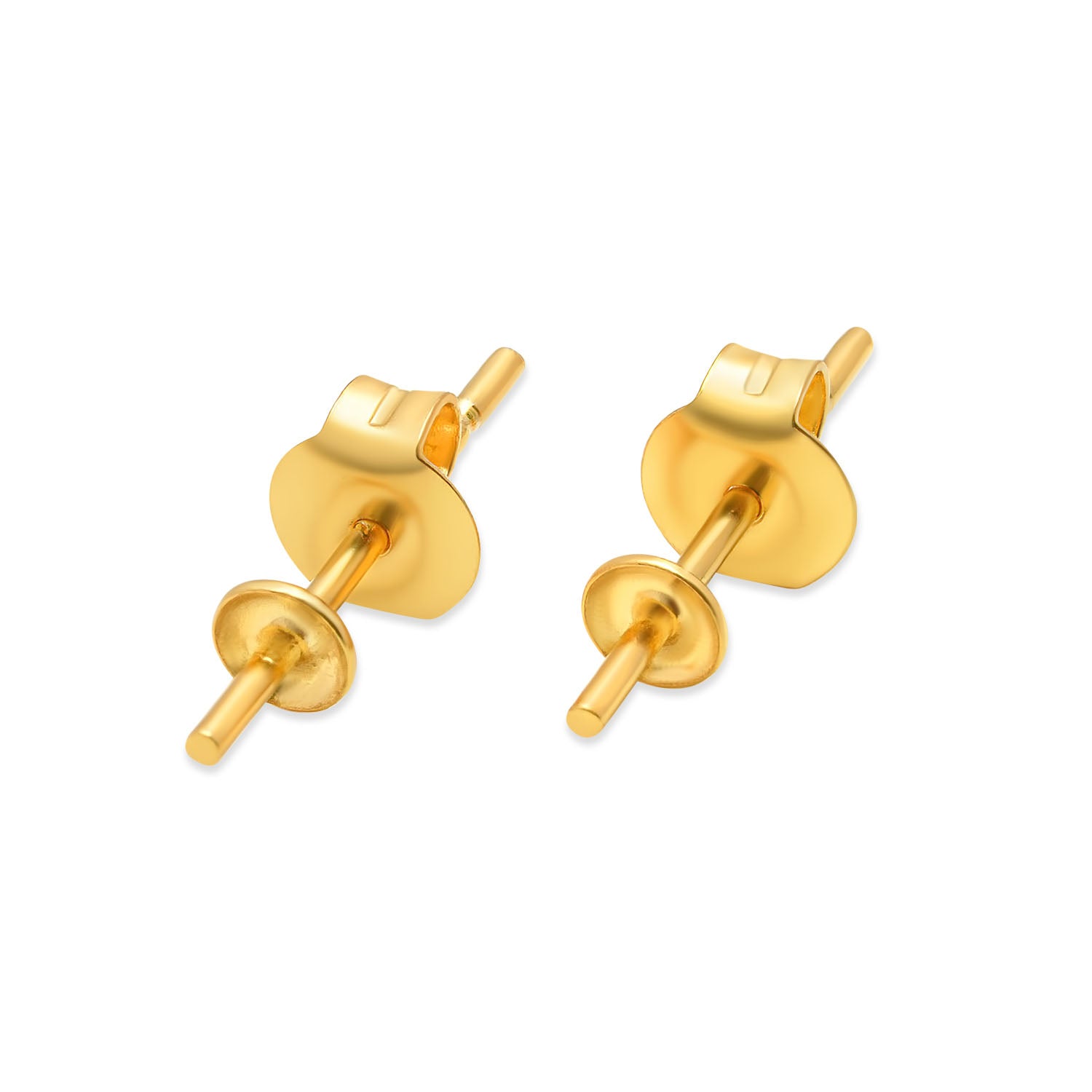 Stud Earring Bails 925 Silver for Pearl SC24/SC24G