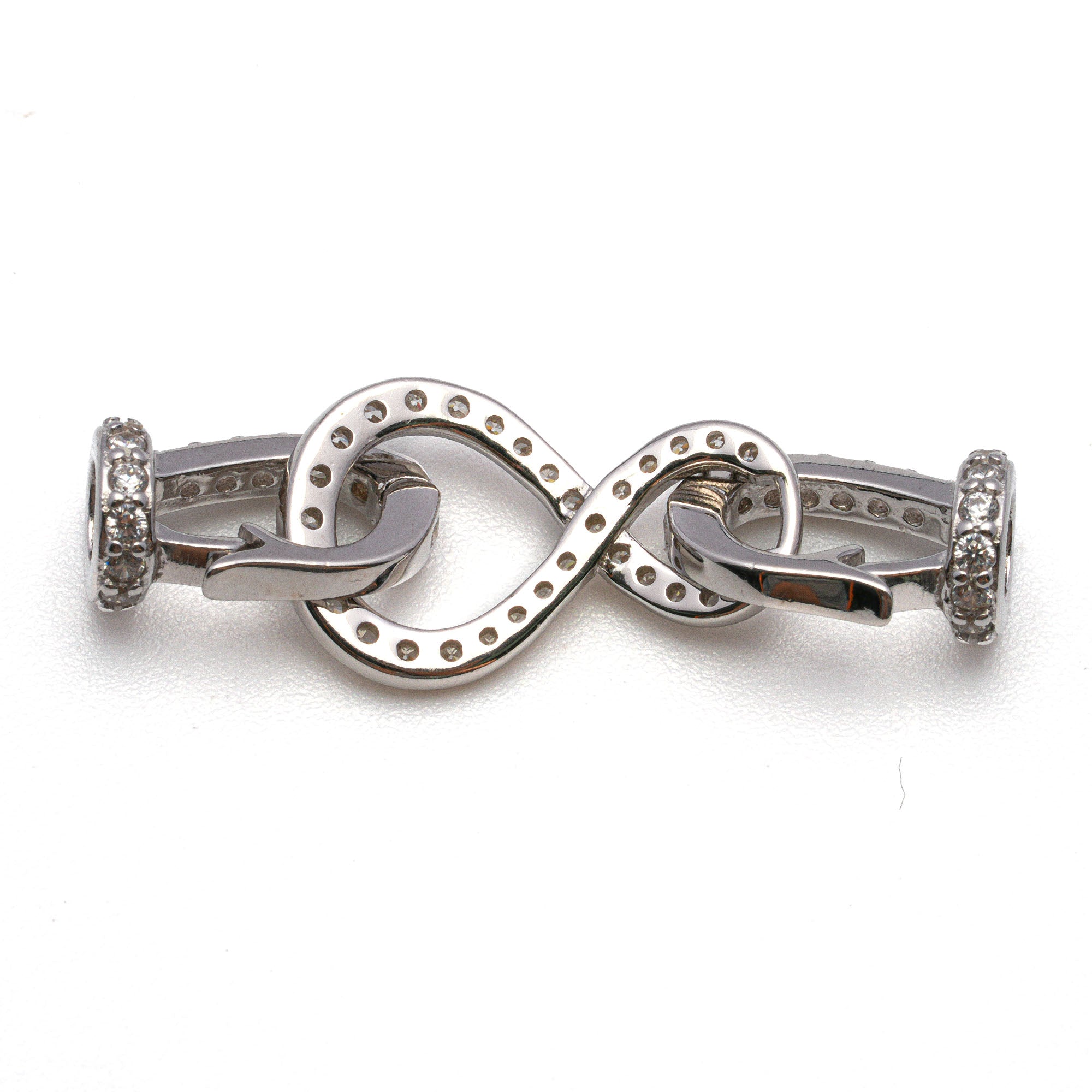 "Infinity" Silver Claps for Bracelet/Necklace SC66