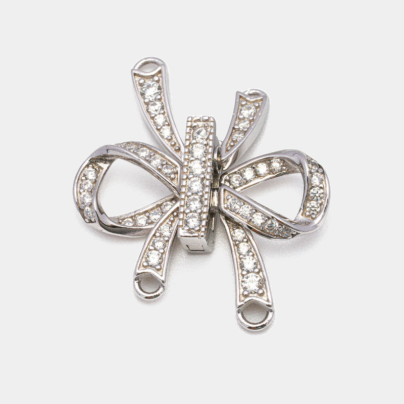 Double Strand Silver Claps for Bracelet/Necklace SC-68