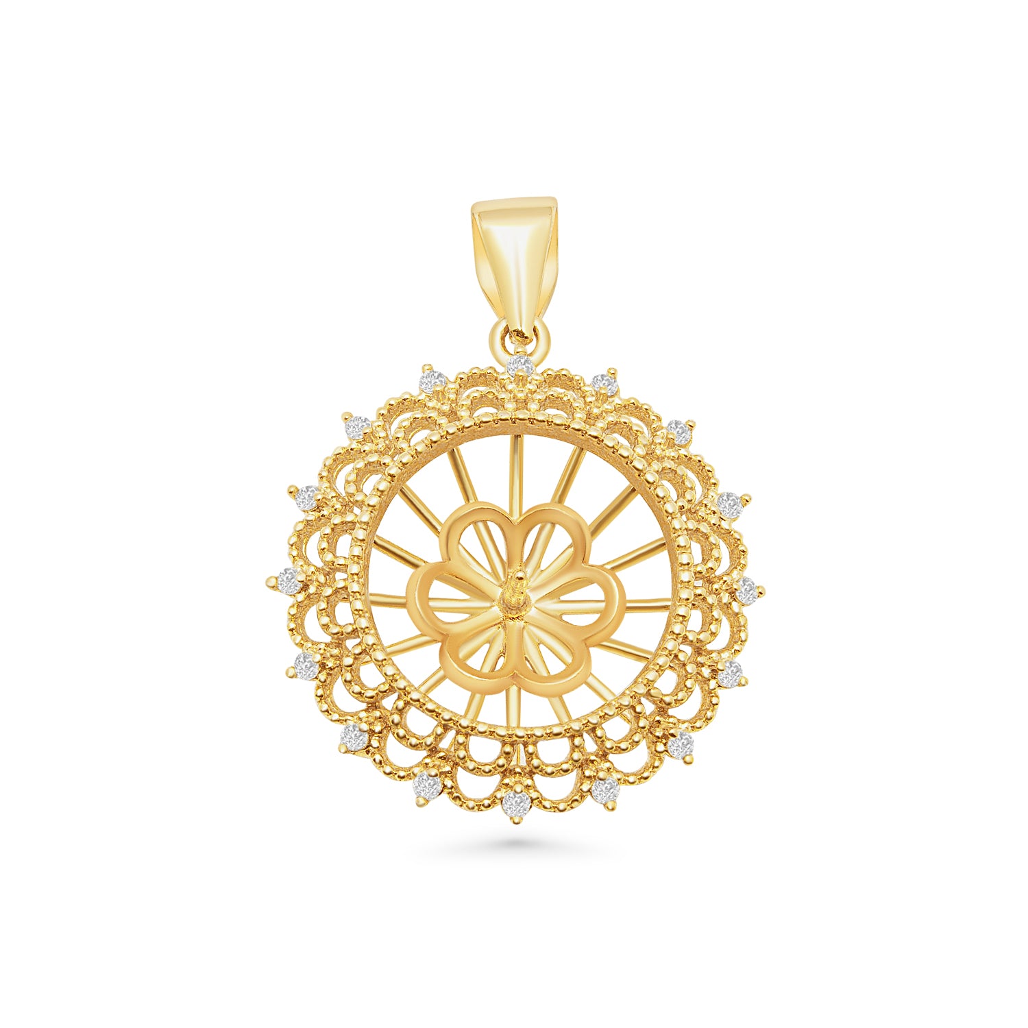 Pendant Clasps 925 Silver for pearl SC112