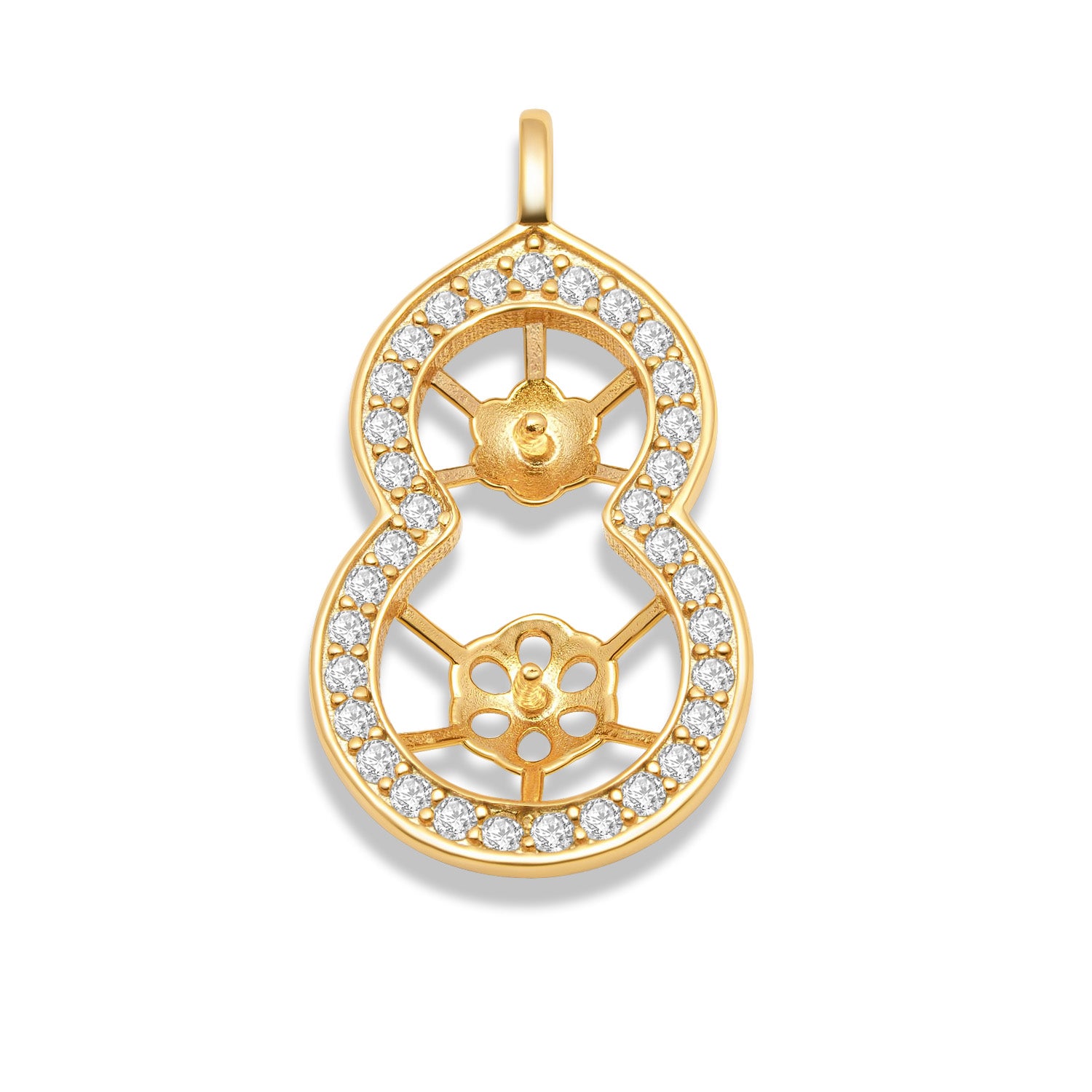 Pendant Clasps 925 Silver for pearl SC113