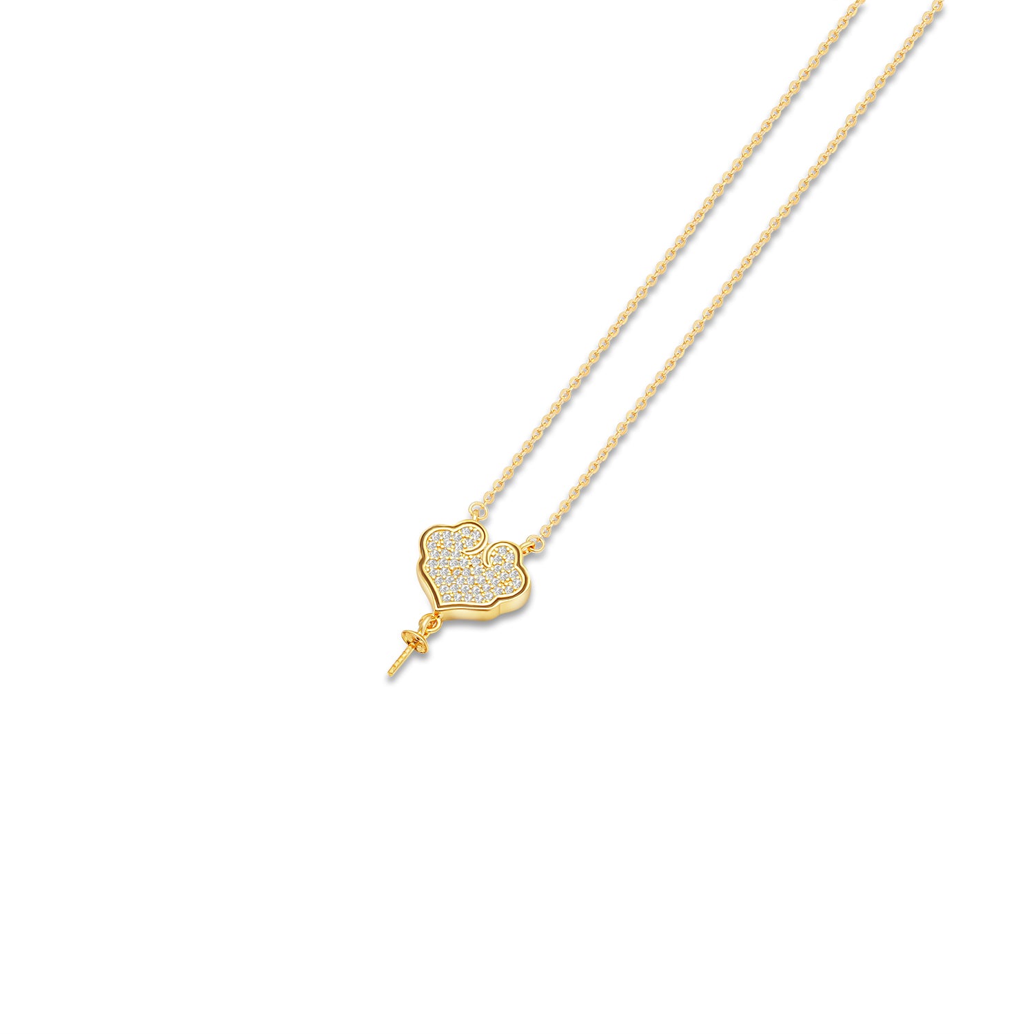 Pendant Chain 925 Silver for pearl SC124