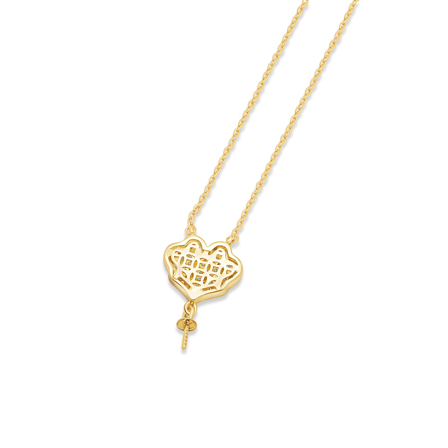 Pendant Chain 925 Silver for pearl SC124