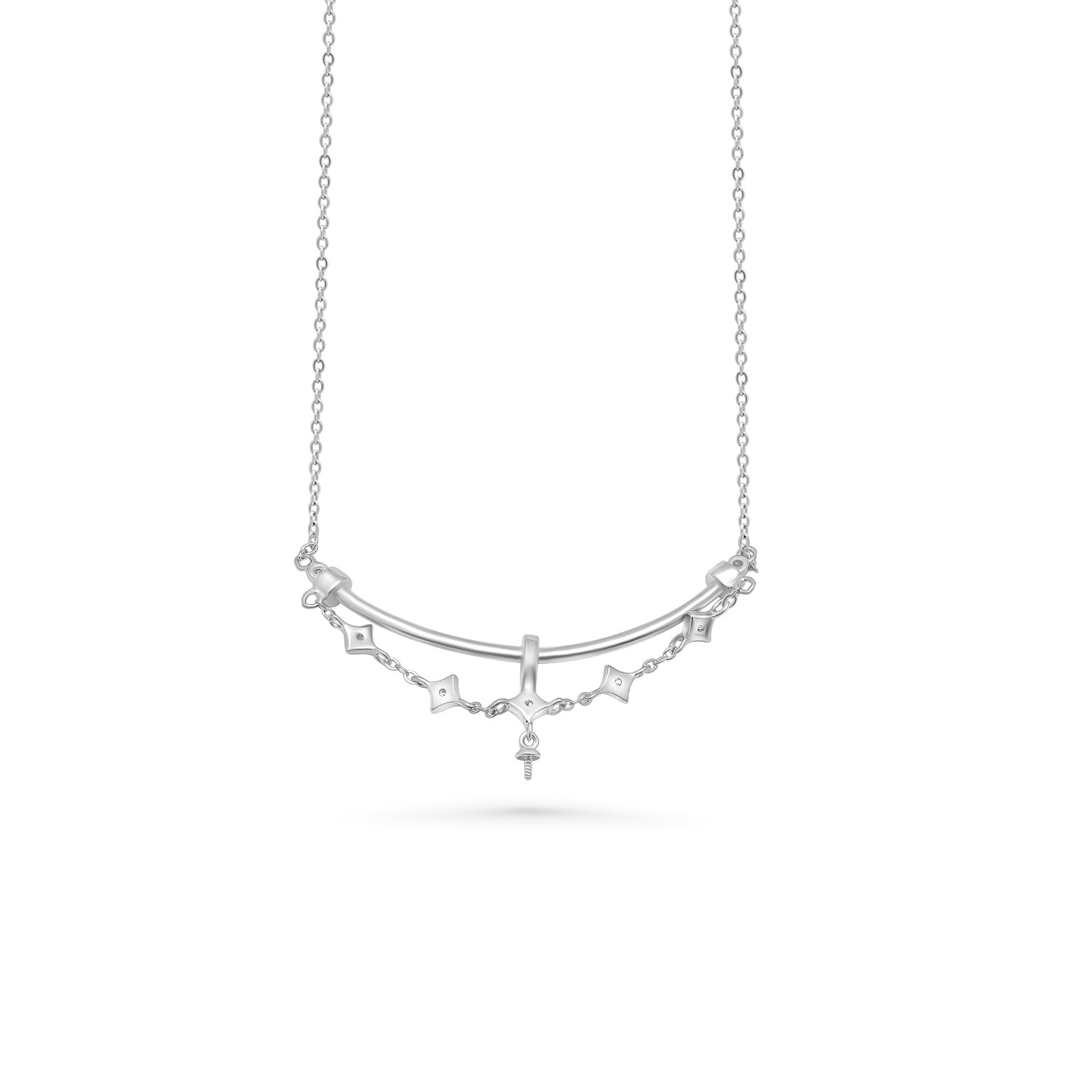 Pendant Chain 925 Silver for pearl SC122