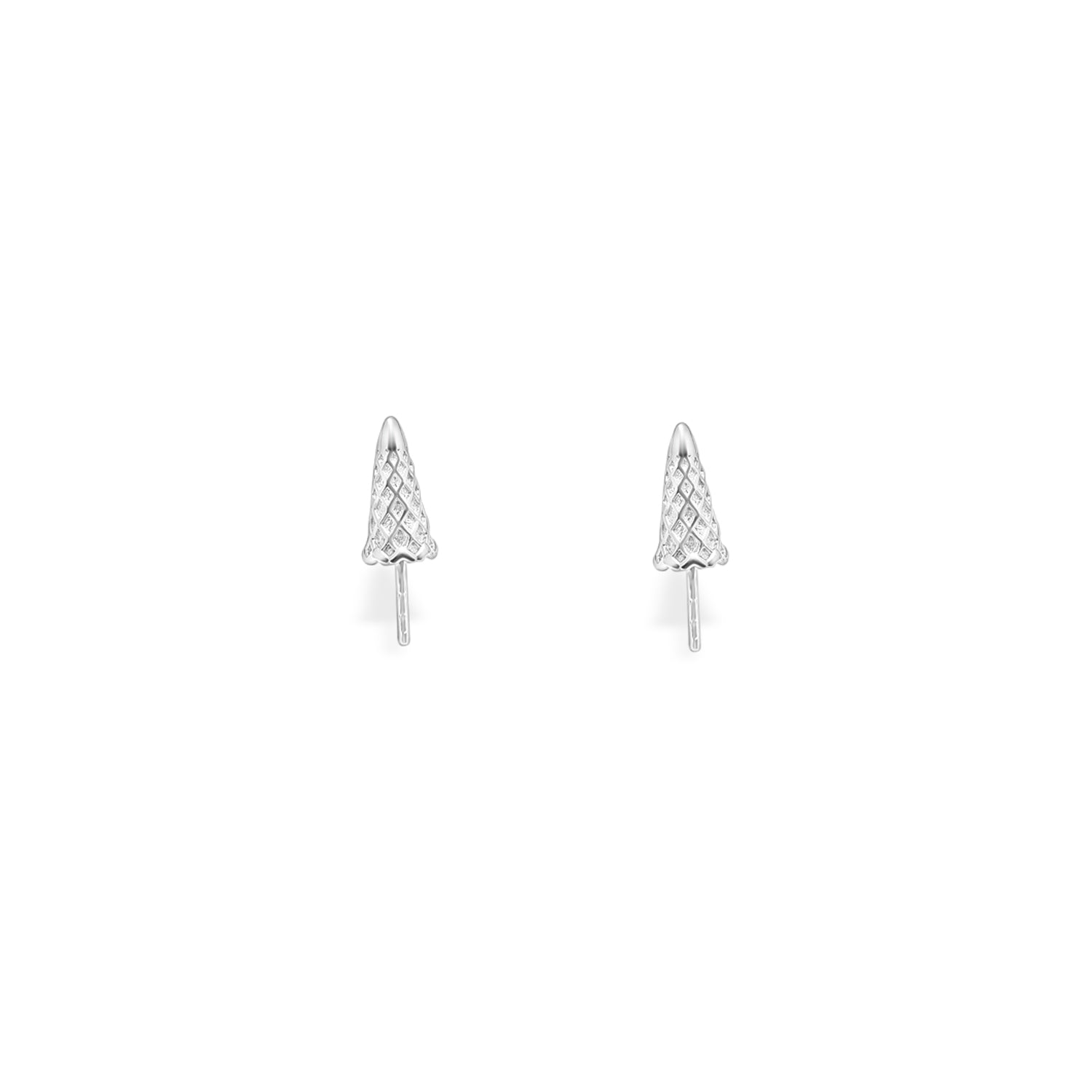 Stud Earring Bails 925 Silver for Pearl SC95/SC95G