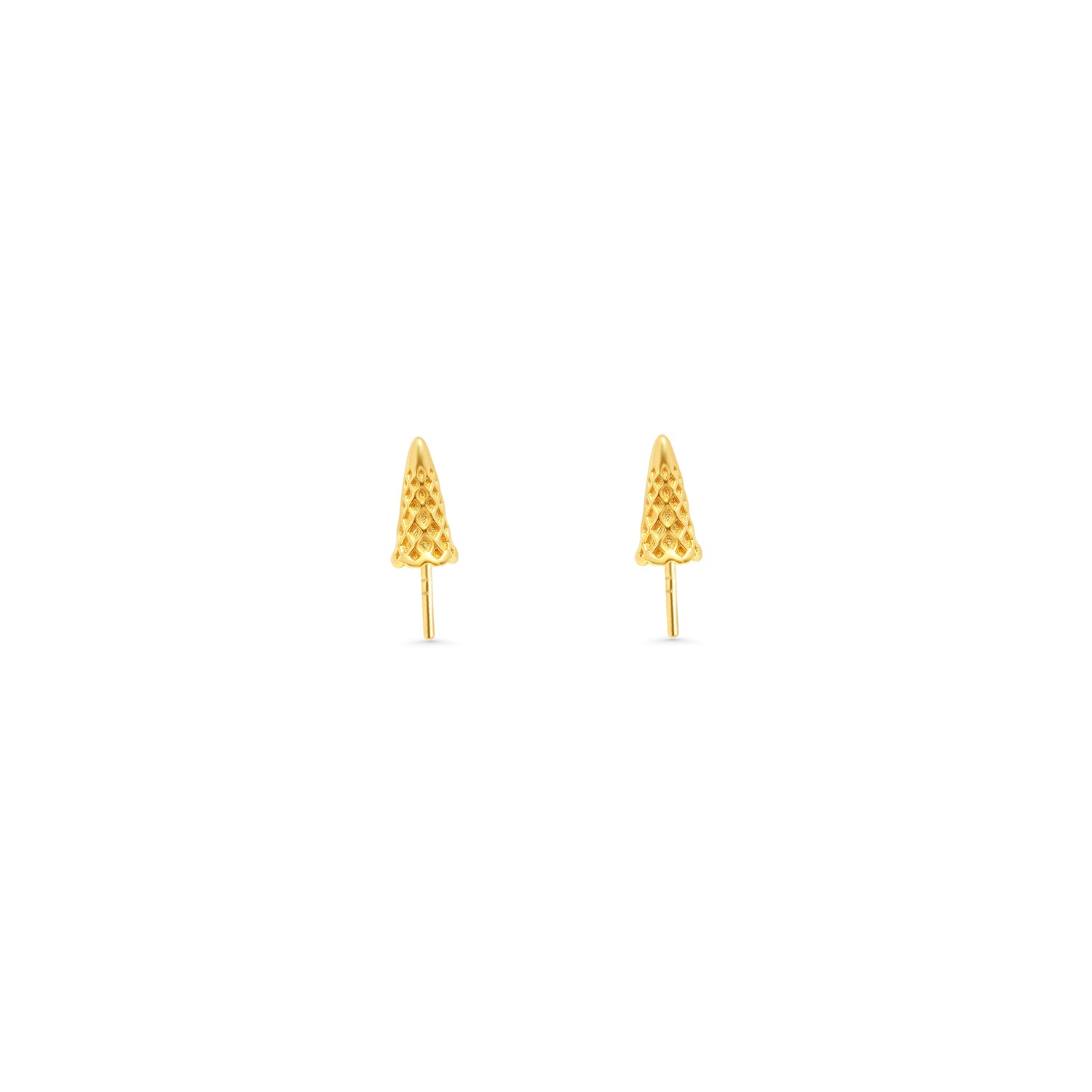 Stud Earring Bails 925 Silver for Pearl SC95/SC95G