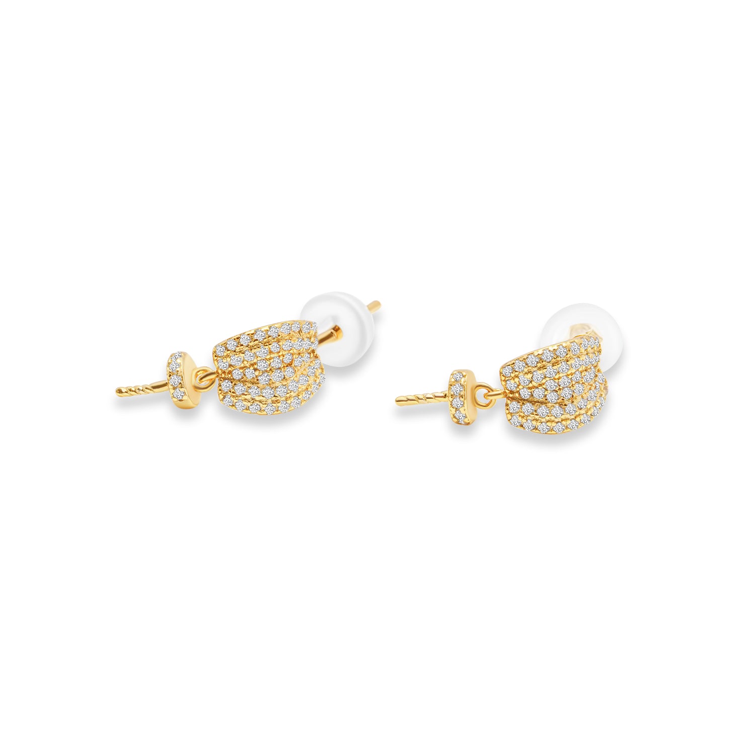 Dangle Earring Bails 925 Silver for Pearl SC98