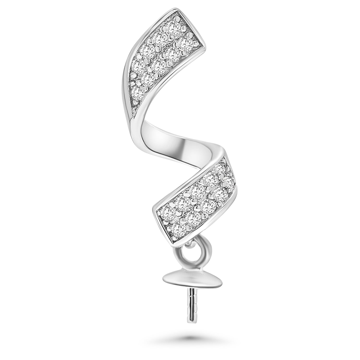 Pendant Clasp 925 Silver for Pearl SC110/SC110G