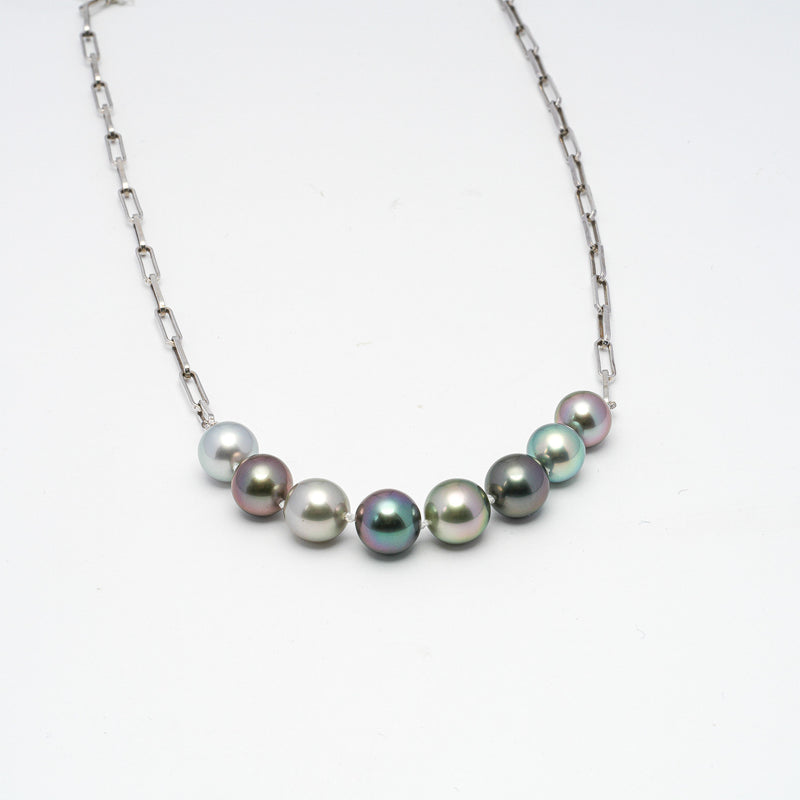 "Youthful" Design Tahitian Pearl Necklace Jewelry NL1077