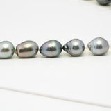 32pcs Light 9-11mm - SB AAA/AA Quality Tahitian Pearl Necklace NL1275 HL1