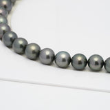43pcs Green Mix 9-11mm - RSR AAA Quality Tahitian Pearl Necklace NL1281 NG17