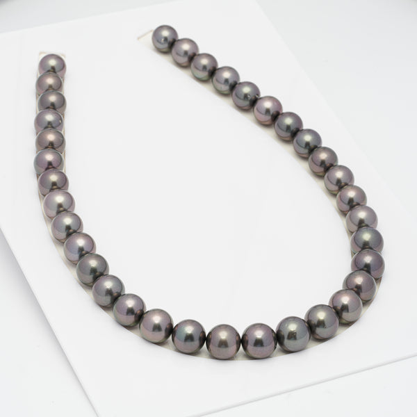 35pcs Cherry Brown 11-13mm - RSR AAA Quality Tahitian Pearl Necklace NL1283 NG17