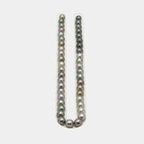 43pcs Multicolor 9-10mm - NR AAA/AA Quality Tahitian Pearl Necklace NL1228
