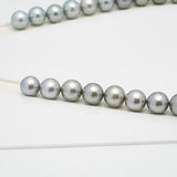 37pcs Gray 9-12mm - RSR AAA/AA Quality Tahitian Pearl Necklace NL1237