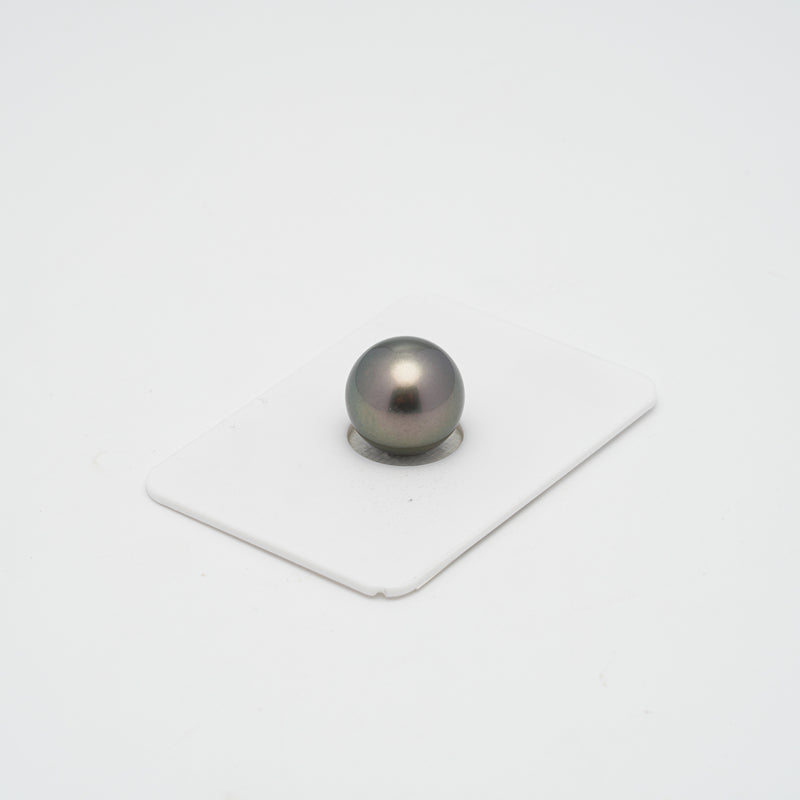 1pcs Green Brown 12.5mm - RSR AAA/AA Quality Tahitian Pearl Single LP1611 A87