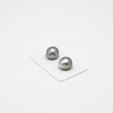 2pcs Gray 11.6mm - SB AAA Quality Tahitian Pearl Pair ER1329 A89