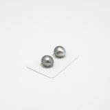 2pcs Gray 11.6mm - SB AAA Quality Tahitian Pearl Pair ER1329 A89