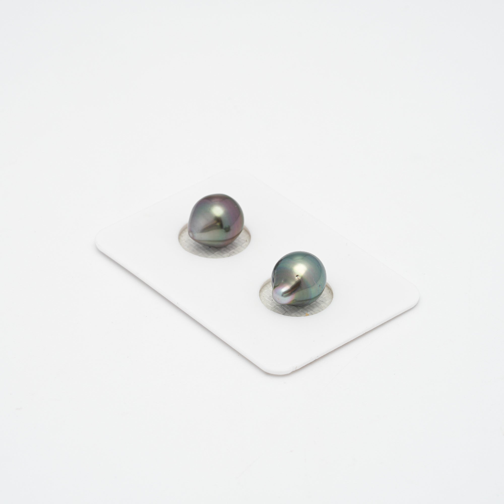 2pcs Multicolor 9-9.1mm - SB AAA Quality Tahitian Pearl Pair ER1314