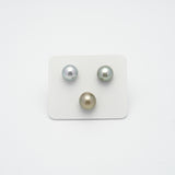 3pcs Multicolor 11.2-11.9mm - SR, SB, OV AAA/AA Quality Tahitian Pearl Trio Set ER1304