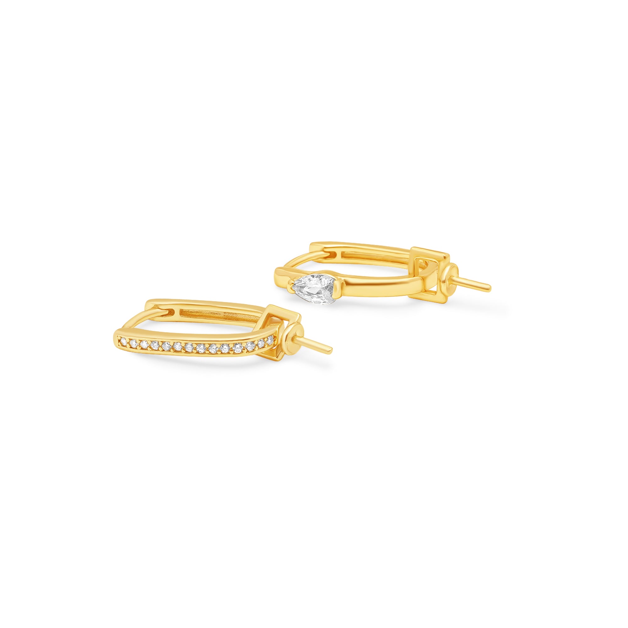 Dangle Earring Bails 925 Silver for Pearl SC131
