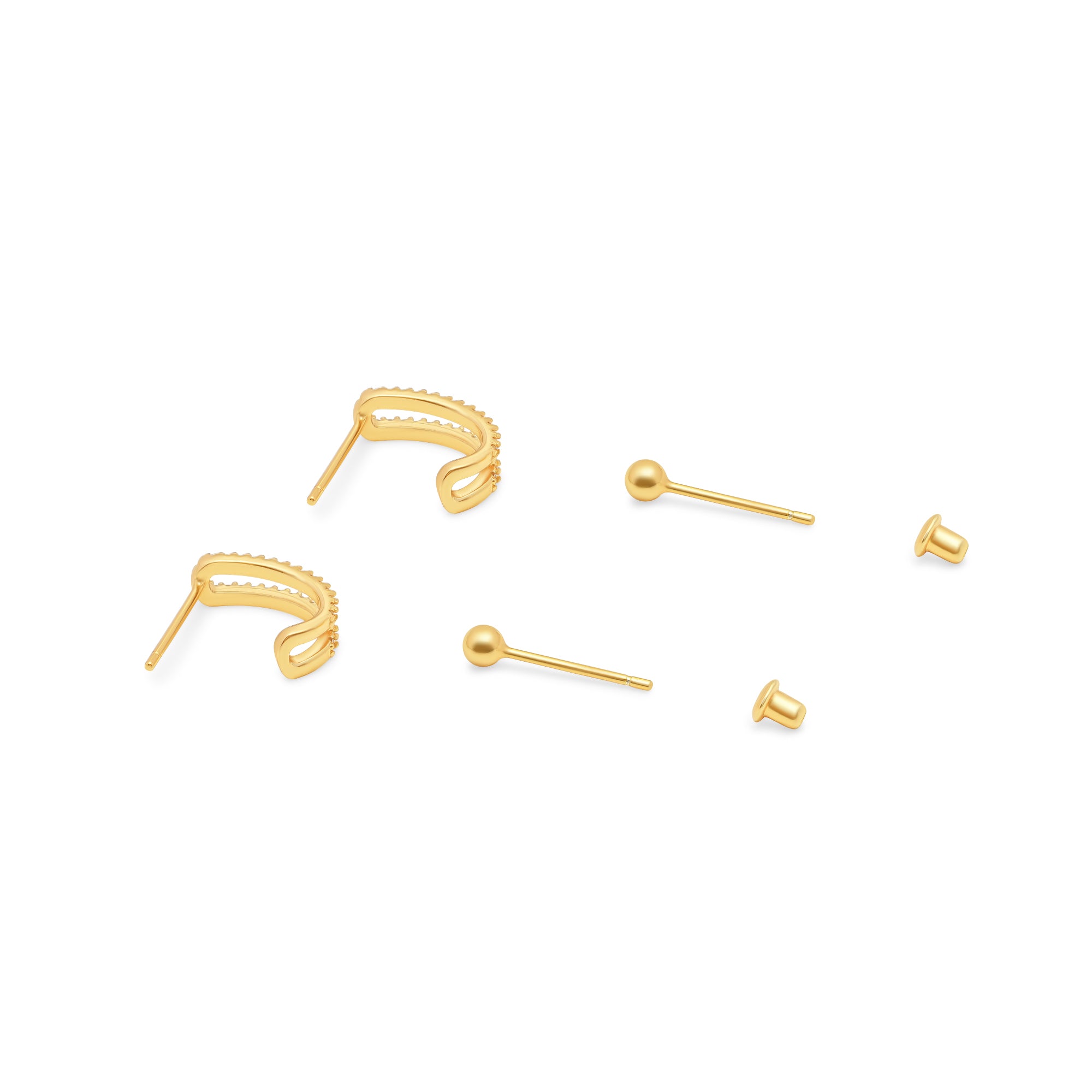 Dangle Earring Bails 925 Silver for Pearl SC104/SC104G