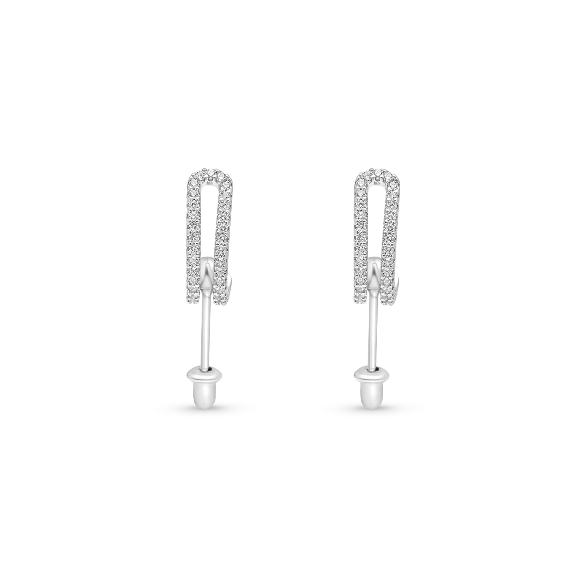 Dangle Earring Bails 925 Silver for Pearl SC104/SC104G