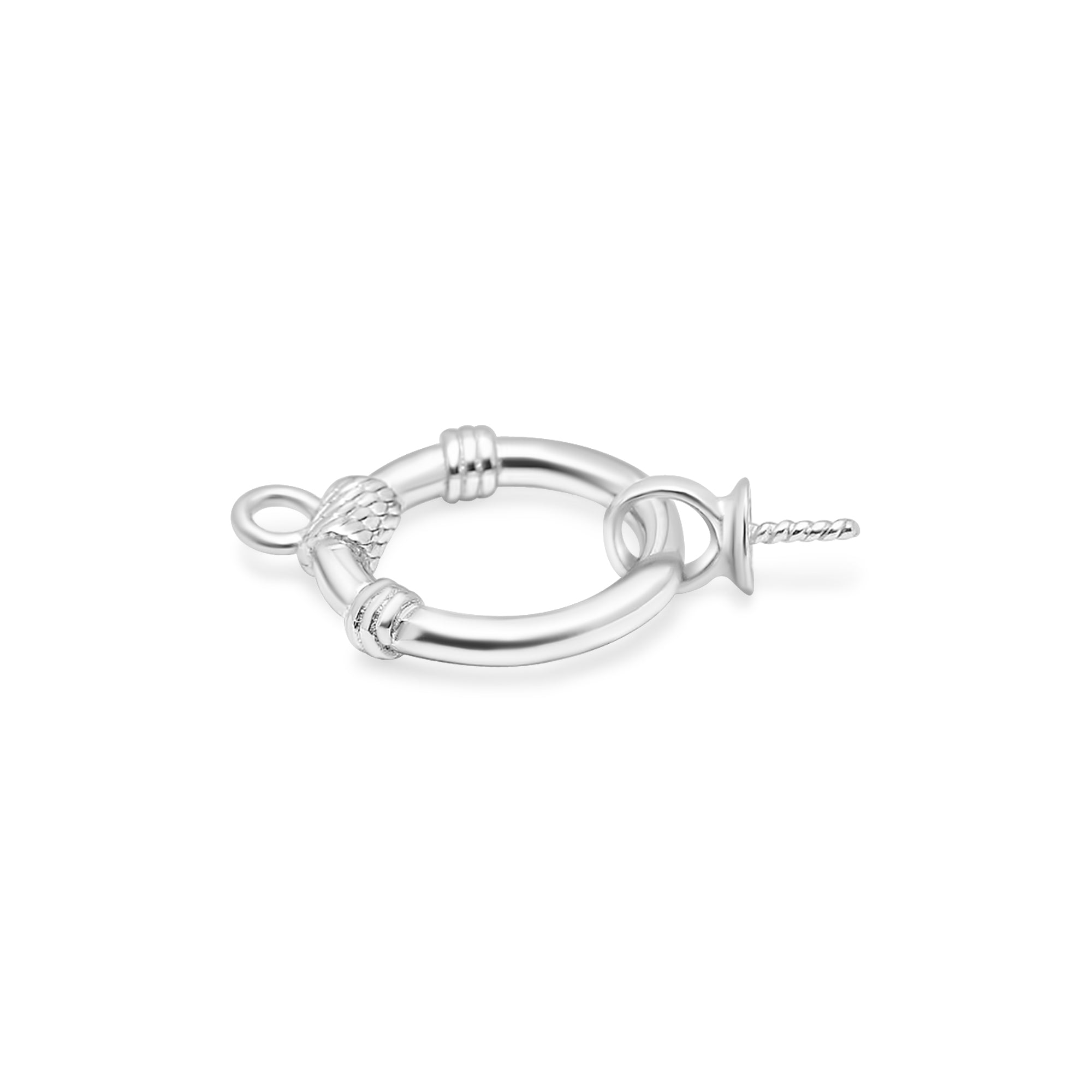 Ball Clasp 925 Silver for Pearl Necklace or Bracelet SC144