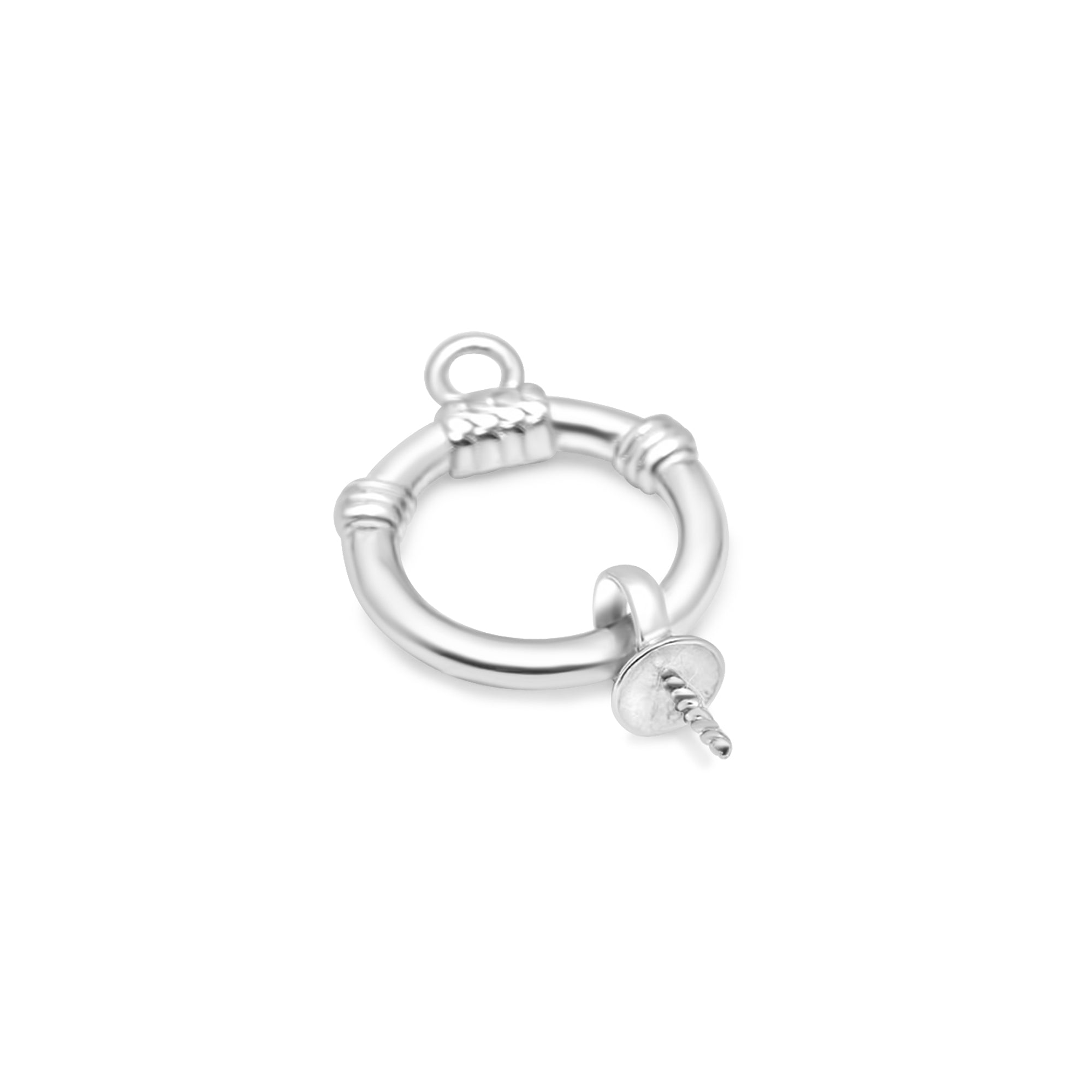 Ball Clasp 925 Silver for Pearl Necklace or Bracelet SC144